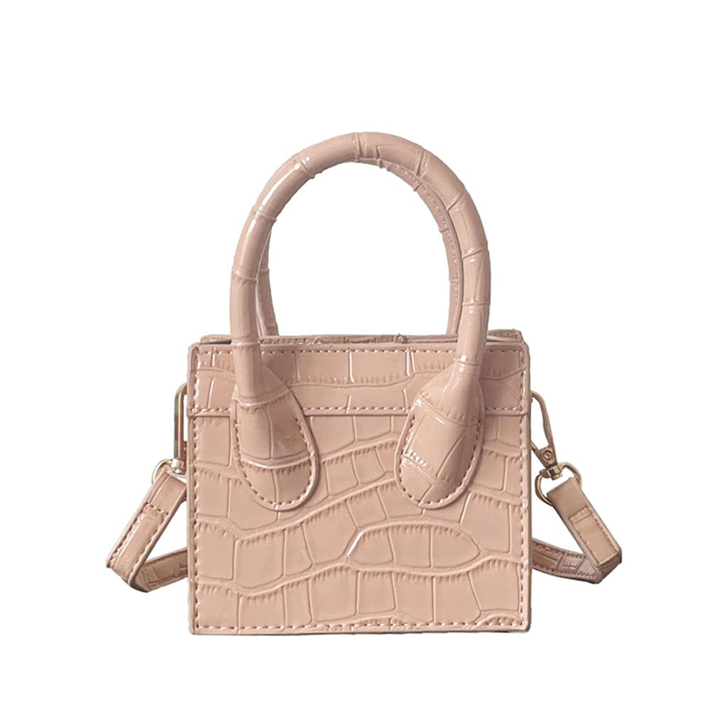 Tiny Purse Patent Leather Tote Mini Purse clutch Shoulder Bag Satchel Shape Crossbody Handbag