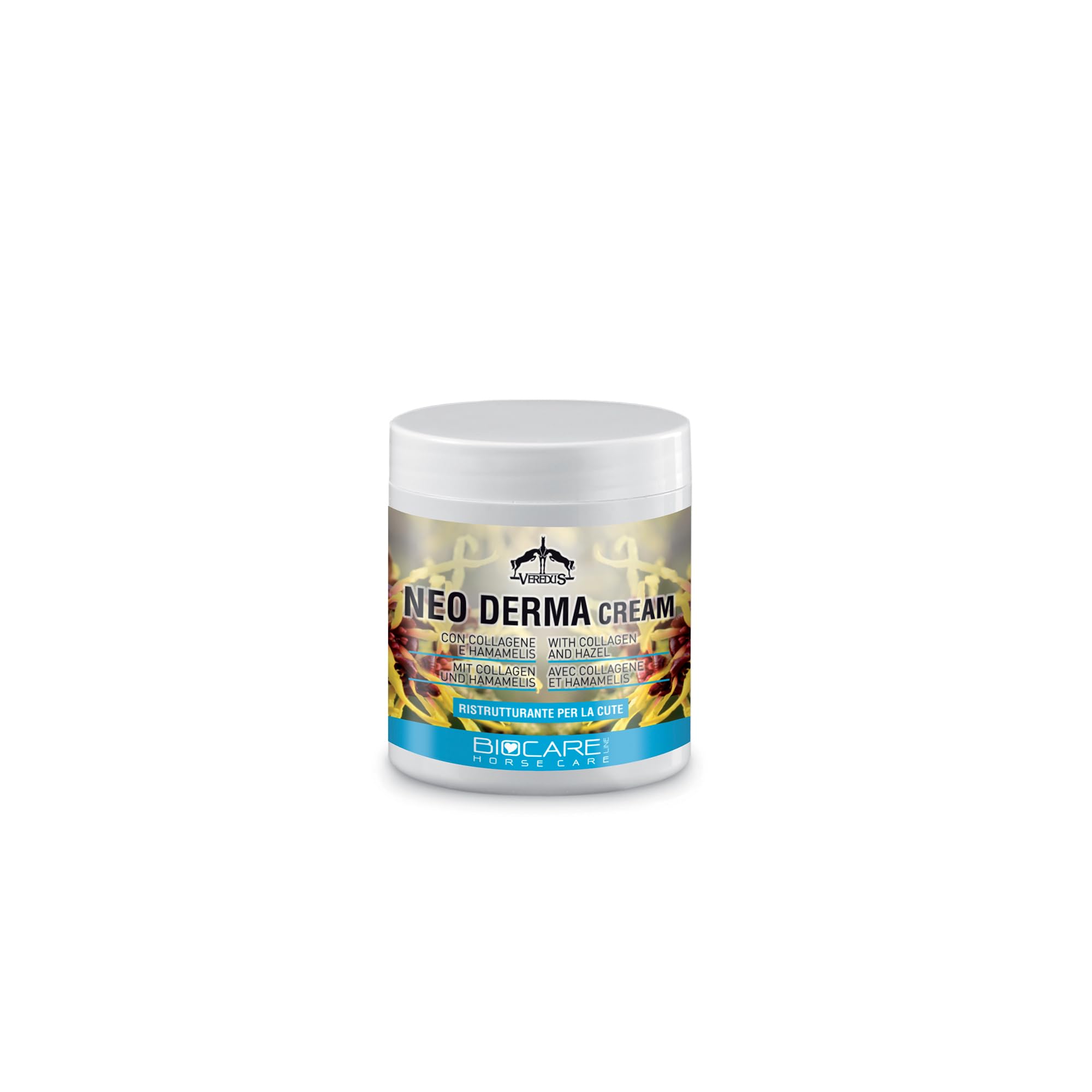 Veredus, Crema per le fiaccature Neo Derma Cream, una confezione di crema a base di collagene ed estratto di hamamelis - formato da 250ml
