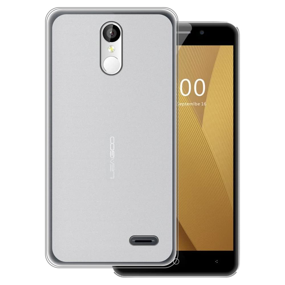 for Leagoo M5 Ultra Thin Phone Case, Gel Pudding Soft Silicone Phone Case for Leagoo M5 5.00 inches (White)