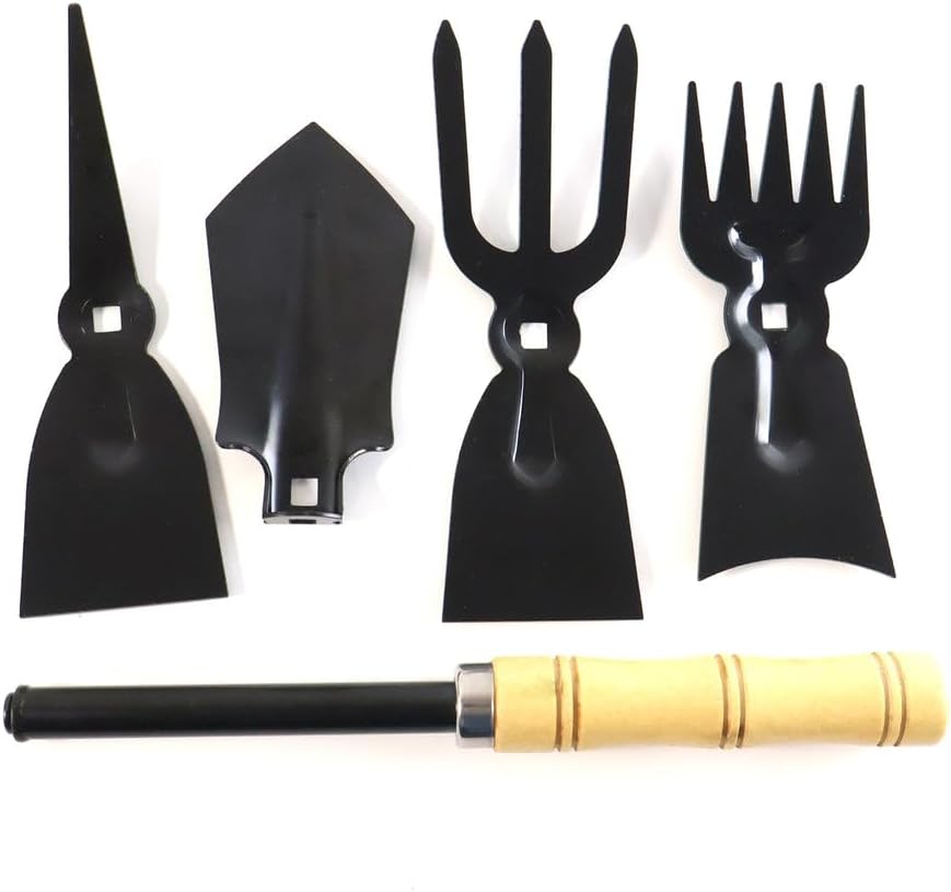 5 in 1 Multipurpose Gardening Hand Tool Set Simple Tool for Home and Office tasks with Easy handling and Steady Support for Regular routines Without