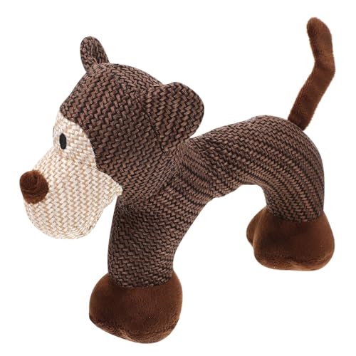 iplusmile 犬のぬいぐるみ ぬいぐるみ犬の咬傷のおもちゃ 犬用の犬用おもちゃ わんわん 子犬 おもちゃ チワワ 犬のおやつのおもちゃ 犬のおもちゃ 小型犬用 Brown