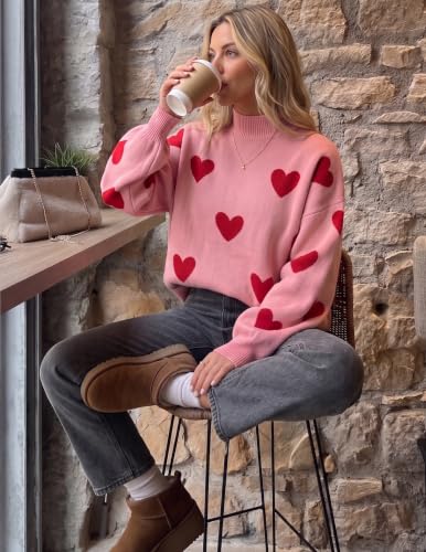 Image of ZESICA Women's 2026 Fall Striped Pullover Sweaters Tops Fashion Outfits