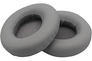 Ultra-Soft Protein Leather Ear Pads for Monster DNA On-Ear Headphones (Dark Grey)