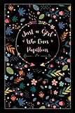 Photo Gallery just a girl who loves papillons: floral notebook gift for papillons lovers, 100 lined timeline pages, 6"x9" , premium matte finish Photo Gallery just a girl who loves papillons: floral notebook gift for papillons lovers, 100 lined timeline pages, 6"x9" , premium matte finish