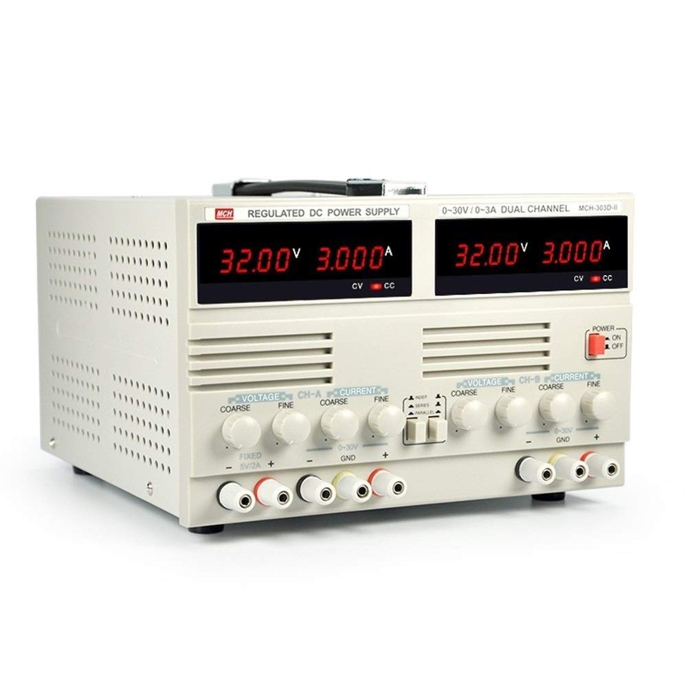 MCH-303D-II Geregeltes Doppel-Gleichstromnetzteil 30 V 3A, linear einstellbar zum Laden von Batterien(220V)