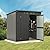 Domi Outdoor Storage Shed 5x3 FT, Metal Tool Sheds Galvanized Steel,Outdoor Tool Shed with Lockable Double Door for Patio,Backyard,Garden,Lawn