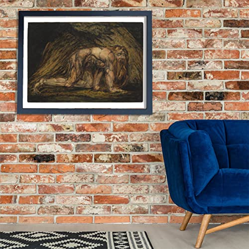 Affiche William Blake Nebuchadnezzar format Medium finition semi-brillante - 2