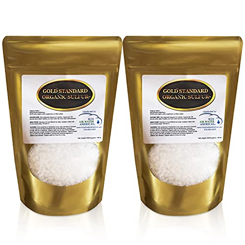 Gold Standard Organic Sulfur Crystals 2lb - 99.9%...