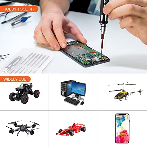 Arrarown RC TOOL KIT Hex Screwdrivers Set 12 In 1 Rc Hobby Tools Kit S2 Steel Tool For Rc Car Model Drone Airplane Robotics Helicopter Quadcopter Boat Fpv Home Appliances Repair thumb #4