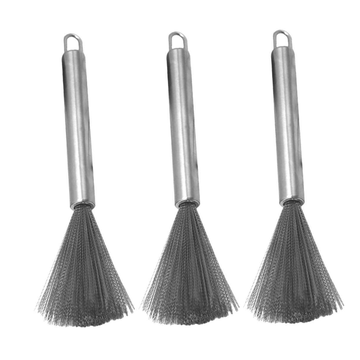 UPKOCH Cepillo De Limpieza Inoxidable Cepillo Flexible para Olla Y Utensilios De Cocina para Platos Y Sartenes No Superficies 3 Piezas X 4