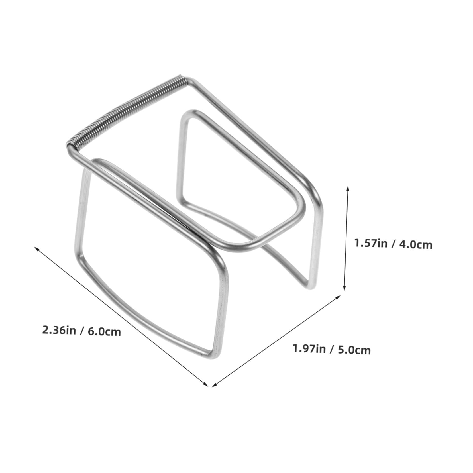 Totority Clip Golf Ball Holder Park Tennis Lightweight Stainless Steel Easy to Use