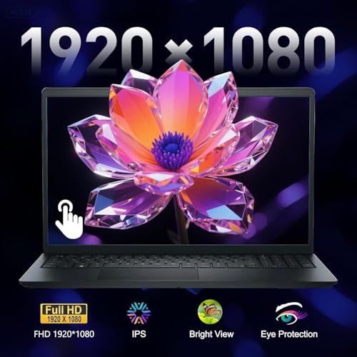 Image of Dell Inspiron 15.6 inch FHD Touchscreen Laptop 2026 Edition | 13th Gen Intel Core i5 (Beat i7-1250U) | 12GB RAM | 1TB Storage (512GB PCIe SSD + 512GB External) | Win 11 with Office 365 for Web
