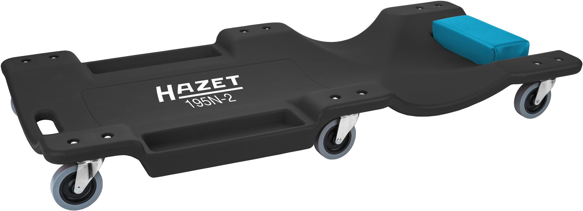 Siège De Travail HAZET 195N-4 - Hauteur Réglable 430-550 Mm, Charge 150 Kg, Avec Plateau à Outils