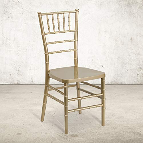 Flash Furniture Hercules Premium Series Chiavari Chair for Formal Events and Banquets, Commercial/Residential All-Occasion Event Chair, Gold - Image 3