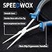 SPEEDWOX Long Reach Needle Nose Pliers 7 Inches Slim Extra Long Nose Pliers Mini Precision Wire Looping Fine Pliers for Jewelry Making, Bending Wire and Small Object Gripping, Smooth Jaws