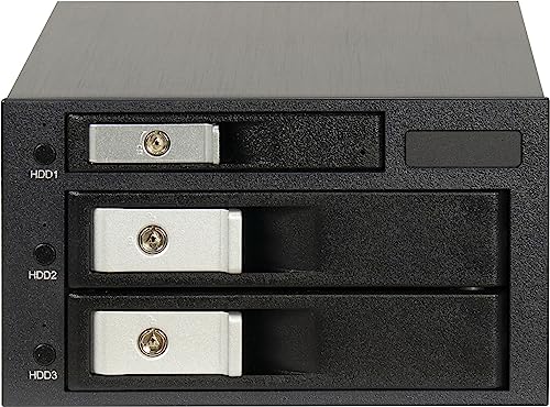 Inter-Tech IPC ST-3525 Removable Frame 2 x 5.25 Inches and 1 x 2.5 Inches - Image 2