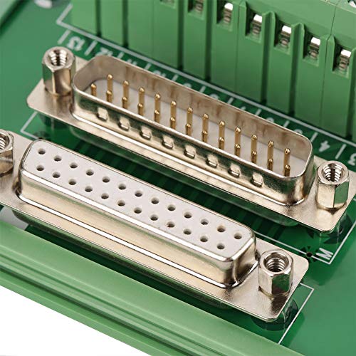 Conector DB25 macho con placa de conexión de alta densidad y montaje estable 3