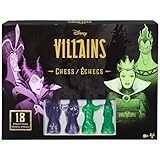 Spin Master Games, Disney Villains Chess Set for Adults & Kids, Play as Classic Disney Characters Ursula, Jafar, Hades, & More, STEM Activity, 2 Players, Stocking Stuffer Gift Ideas for Ages 8 & Up