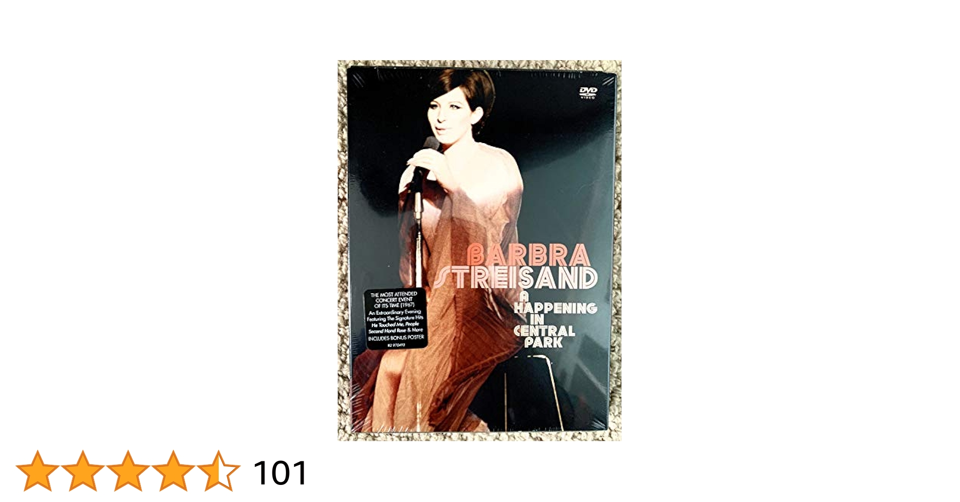 Amazon.com: Barbra Streisand: A Happening in Central Park