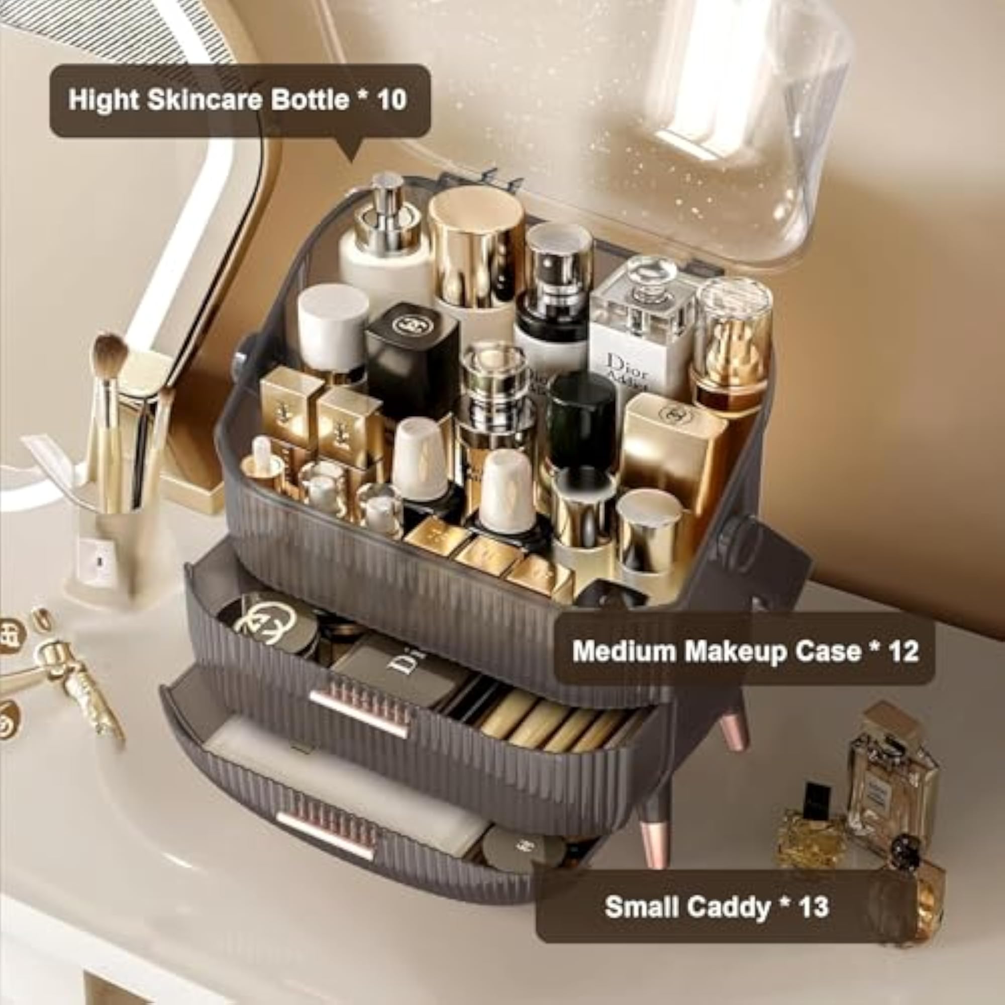 Advanced Dustproof Cosmetic Storage Box