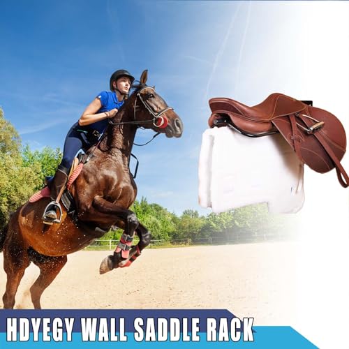 image for HDYEGY 4 Pack Saddle Rack with Pad Bar,Heavy Duty Wall Mounted Saddle 
