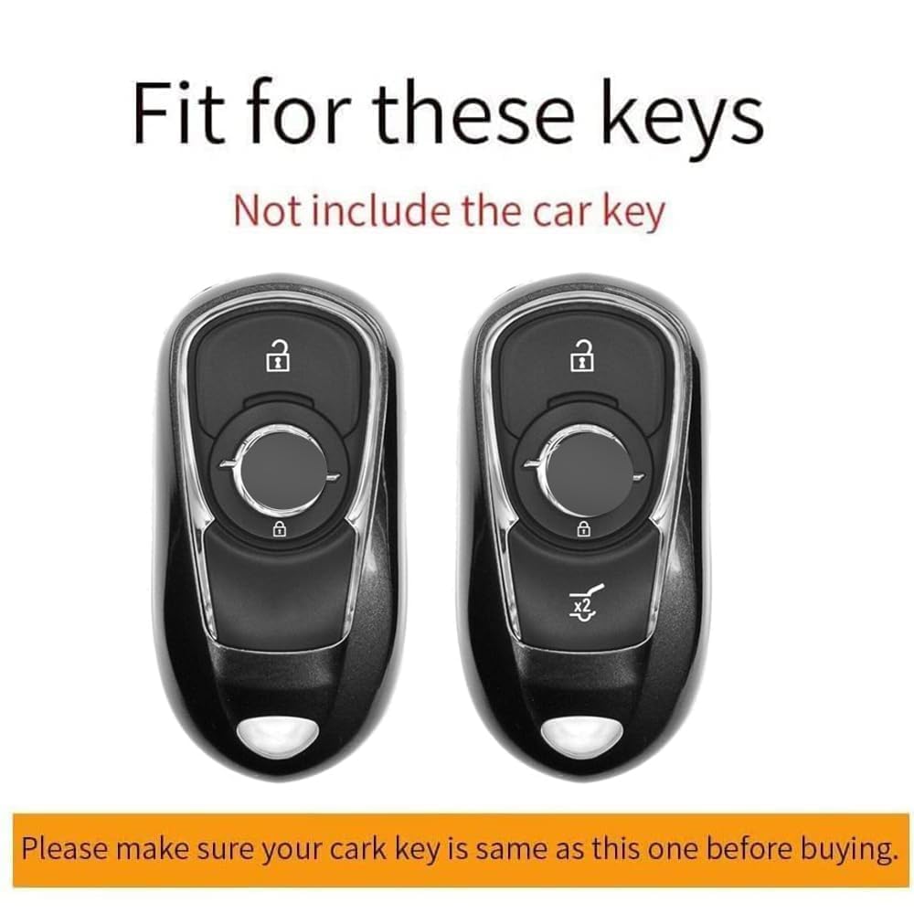 HIBEYO Autoschlüssel-Hülle Für Opel Astra K & Corsa E – Kohlefaser-Design Mit Silikonschutz (blau)