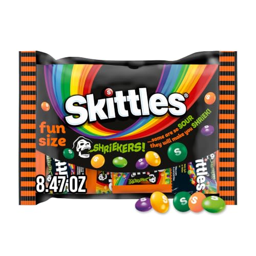 Skittles Shriekers Sour Fun Size Halloween...