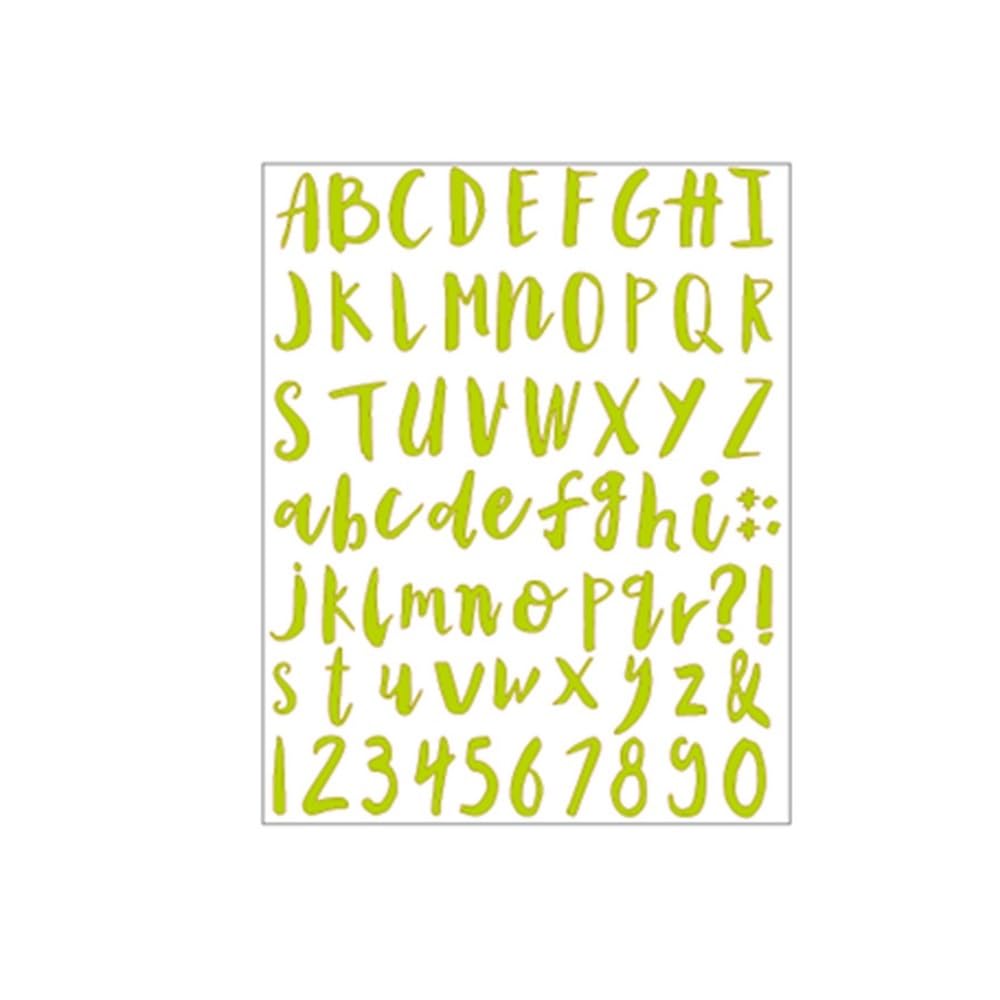 10 Sheets Waterproof Alphabet Stickers - Self-Adhesive Letters for Scrapbooking, Party Decorations, and Craft Projects(Color8)