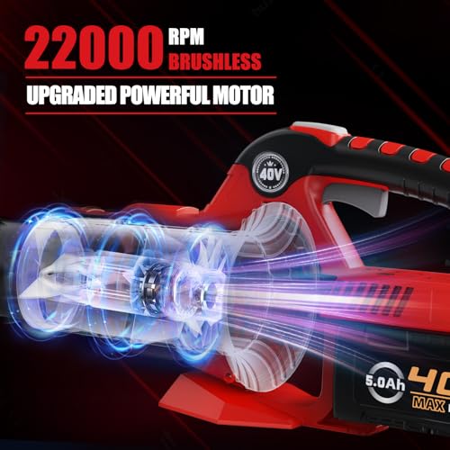 Somorei YS-780 40V Powerful Cordless Leaf Blower thumb #2