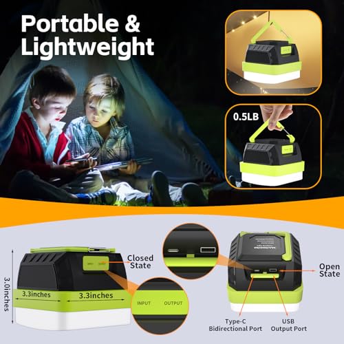 MARBERO Portable Power Station 88.8Wh with Camping Lantern