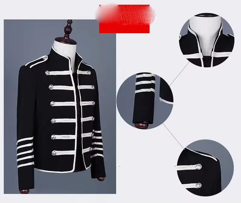 Veste steampunk gothique pour costume de spectacle résistant et confortable