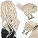 Sunny Blonde I Tip Hair Extensions Human Hair Cold Fusion Hair Extensions Straight Pre Bonded Thick Human Hair Extensions 14inch 0.5g/s 50g/pack