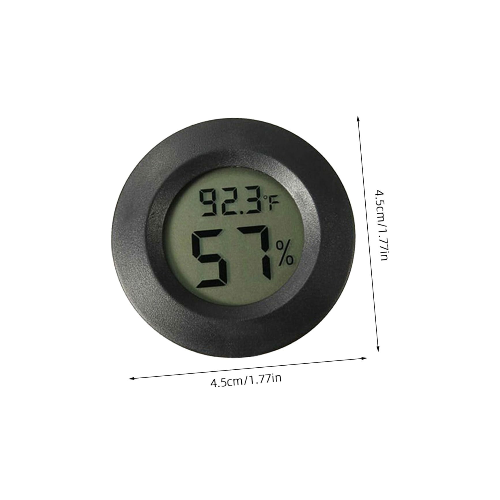 DOITOOL 21 Piezas Termómetro Higrómetro Digital Mini para Terrarios Medidor de Temperatura y Humedad Ambiental Accesorio para Terrarios de Reptiles Pantalla LCD Precisa