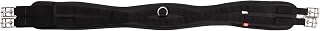 Imperial Riding Springgurt IRH Cross Wave, Stollengurt mit Memory Foam Polsterung und D-Ring, Schwarz, 105cm