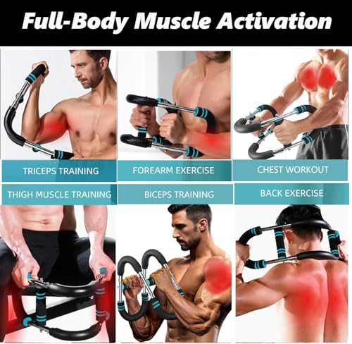 Image of NOAOVO Twister Arm Trainer, Adjustable Resistance Twister Arm Exerciser Chest Exerciser for Men, Portable Chest Workout Equipment Arm Trainer for Men