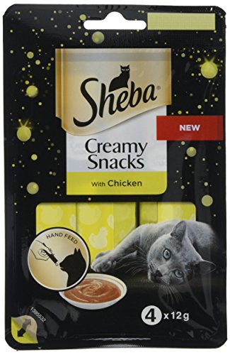 Sheba Creamy Snacks Friandises pour chat 20 x ( 4x12g )