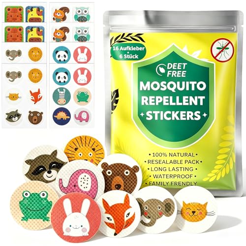 96 Stück Mückenpflaster Mückenschutz Pflaster Anti Mücken - Moskito Pflaster Gegen Mücken Mückenschutz Aufkleber Mückenstich für Camping Zubehör Urlaub Must Haves Summer Outdoor