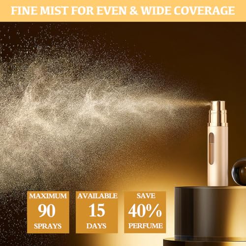 Atomizador de perfume recargable mini 2 piezas 10ml miniatura 4