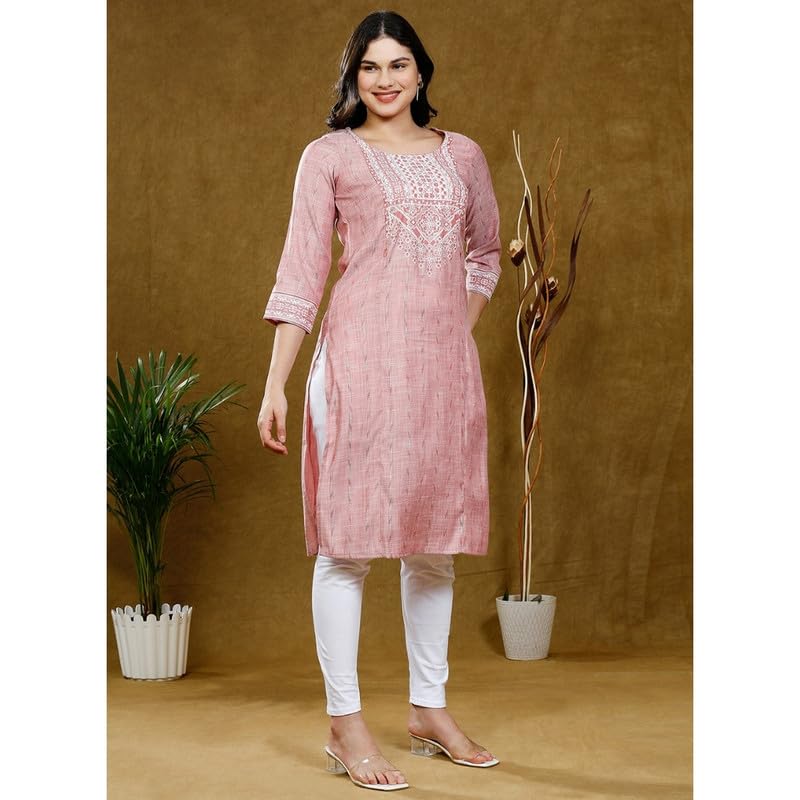 Image of True Shape Maternity Dresses for Women Cotton | Printed Feeding Aline Kurta with Dual Nursing Zippers in Polyester for Pre & Post Partum