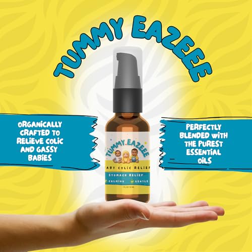 Image of Baby Tummy Rub Spray - Colic Baby Relief, Infant Gas Relief Drop Soothes Baby Gas Relief Bubbles Quickly - Chamomile, Lavender & Dill Oil - Relief from Colic, Gas, Constipation