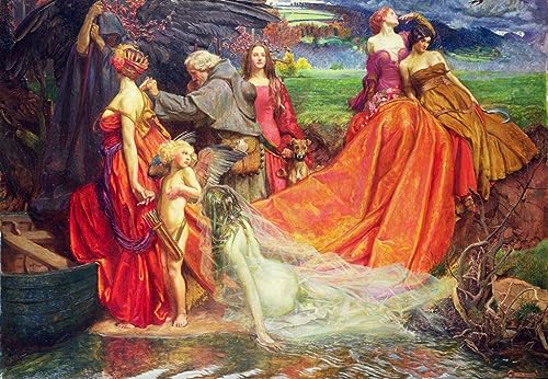 Tableau vintage Byam Liston Shaw : impression d'art mural d'automne pour chambre 60x90cm