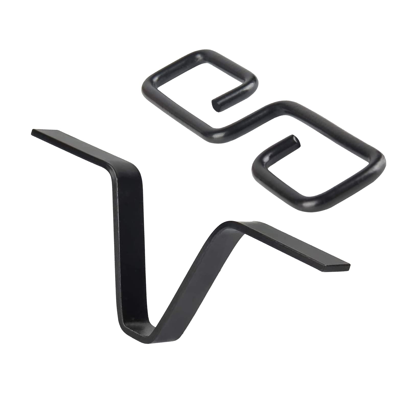 Chaine De Pluie Chaîne Attrape-pluie Noire Avec Crochet, Remplacement Du Tuyau De Descente De Gouttière