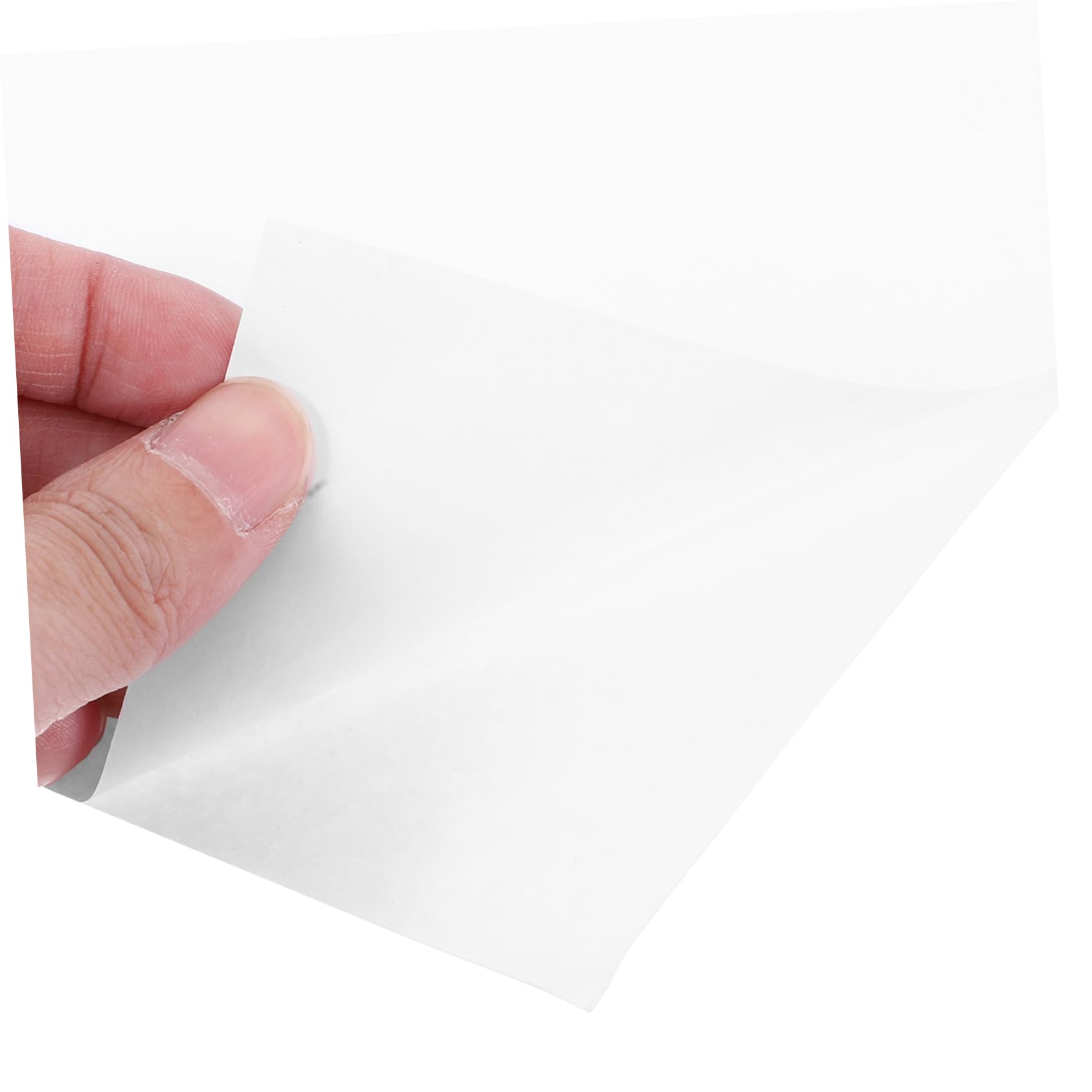 Étiquettes Autocollantes A4 Mates 100 Feuilles, Papier Adhésif Blanc