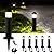 MOON-DE-AGE 6 Pack Low Voltage Landscape Pathway Lights, 12V LED Bollard Light IP67 Waterproof, Outdoor Driveway Walkway Wired Lights (Included Connector) - Yard Garden Lawn, 2700K Warm White