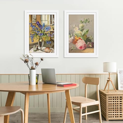 Picrit 19x27 Picture Frame 3 Pack, White Poster Frame, Display Poster 16 x 24 with Mat or 19 x 27 without Mat for Horizontal or Vertical Wall Mounting