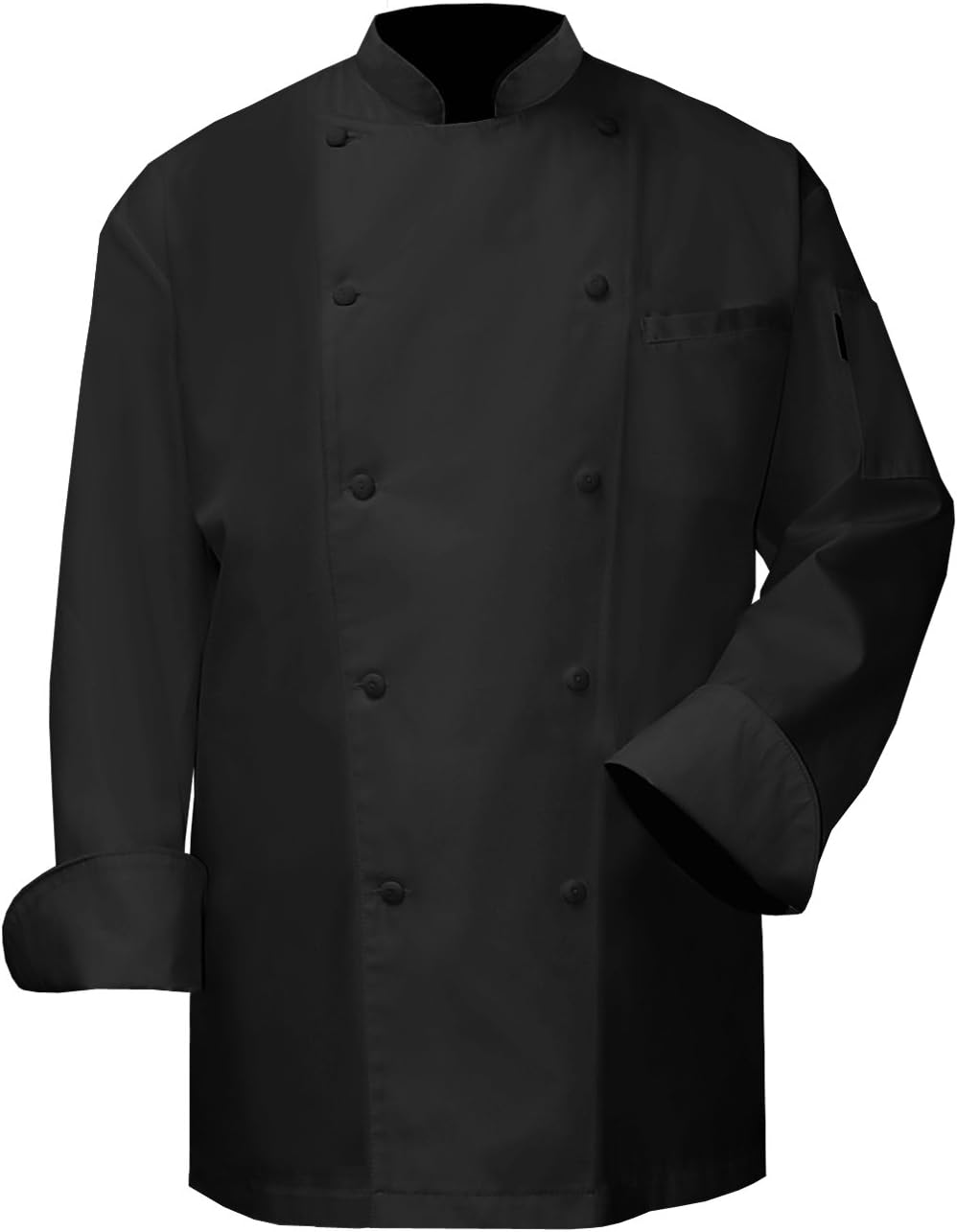 Newchef Fashion VIP Black Chef Coat