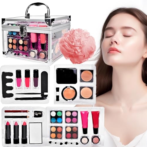 Conjuntos de Maquillaje Para Mujer - Paleta de Maquillaje - Paleta de Contorno Sombras De Ojos Con Bolsa De Almacenamiento Para Uso Diario Viajes Teatro Adolescentes
