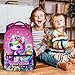Personalized Kids Backpack for School - 17 Inch Unicorn Toddler Backpacks for Girls - Fashion Bookbag for Kindergarten