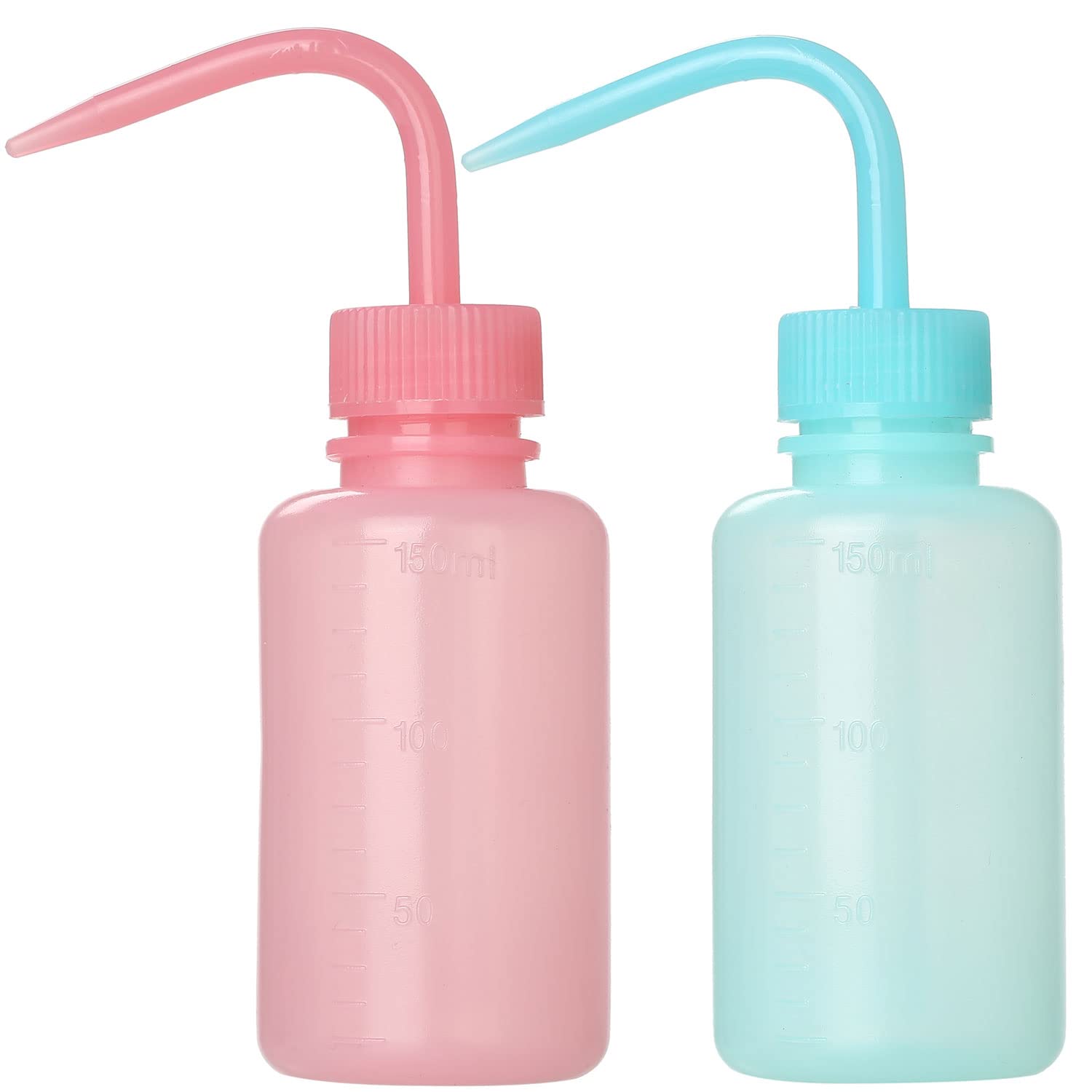 HOOMBOOM 2-in-1 Tattoo & Succulent Wash Bottle | 150ml/5oz Water Squirt Bottle, Pink & Blue