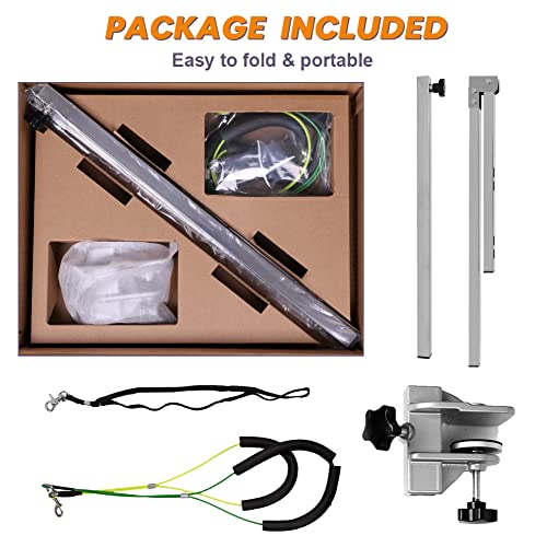 Petbobi Dog Grooming Arm with Clamp, 36 Inch Dog Grooming Stand with Dual No Sit Haunch Holder, Loop Noose, Grooming… - Image 7